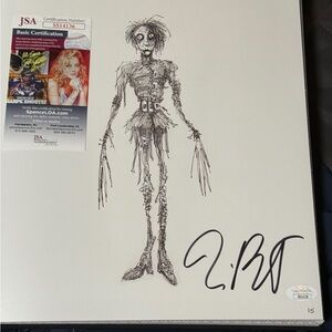 The Art of Tim Burton Deluxe Edition – SIGNED Lithograph with JSA COA – Rare!